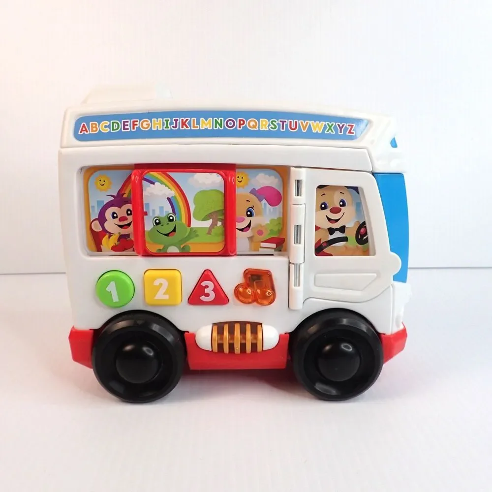 2016 Fisher-Price Laugh & Learn Learn Around Town Bus (Tested)